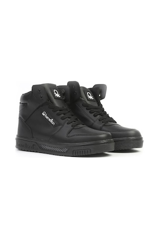 United Colors Of Benetton Benetton 31085 Kadın Günlük Boğazlı Sneaker Ayakkabı Siyah Siyah