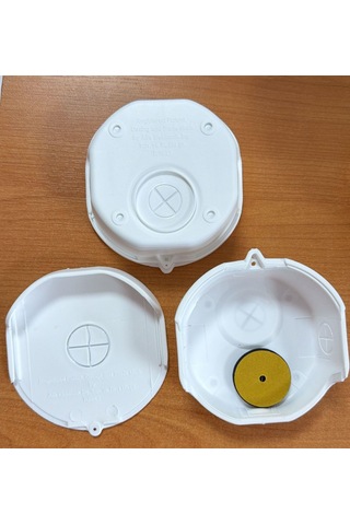 Altebox Kamera Montaj Buatı Mini Ab-7005e 10.5cm Beyaz Kapaklı Sürgülü  Pp
