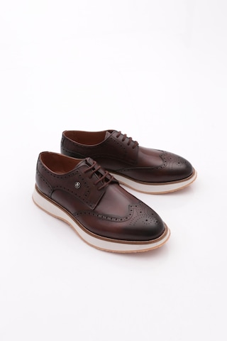 Pierre Cardin 6696-160 Premium Erkek Klasik Ayakkabı Kahverengi Spiro