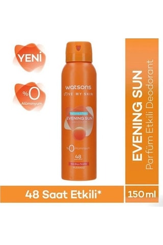 Watsons Evening Sun Deodorant Sprey Pudrasız