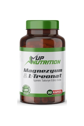 Magnezyum Magnesium L-threonate Vejeteryan 90 Bitkisel Kapsül Magnezyum L-treonat