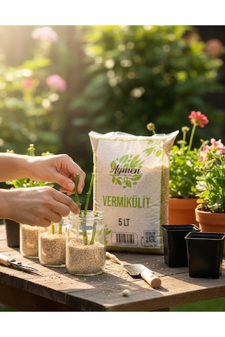 Tarımsal Vermikülit 5 Litre Toprak Düzenleyici Tohum Çimlendirme