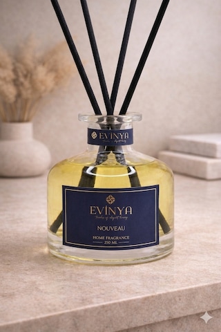 Nouveau Bambu Çubuklu Oda Kokusu 250 Ml Premium & Uzun Süre Kalıcı Reed Diffuser Elma - Tarçın