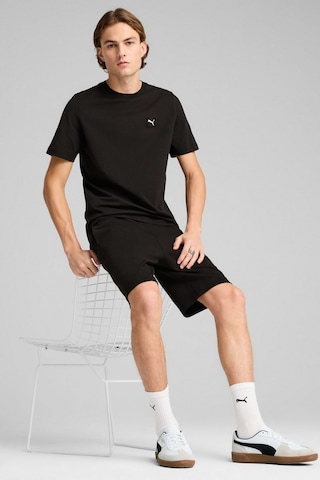 Puma Ess Elevated Tee Siyah Erkek Kısa Kol T-shirt Siyah