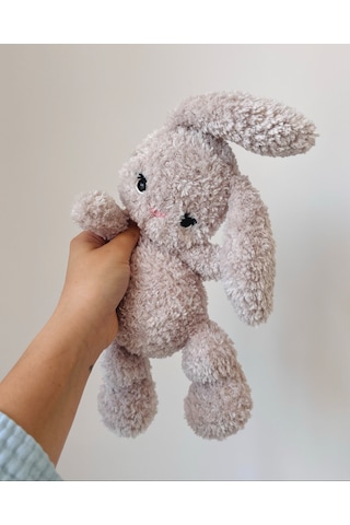 Oliver The Bunny Peluş Oyuncak Açık Gri