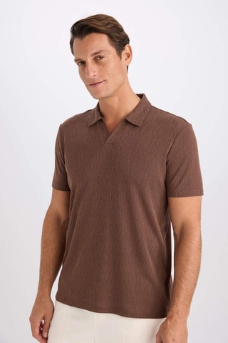 DeFacto Slim Fit Dar Kesim Polo Yaka Kısa Kollu Tişört W9274AZ25SMBN320