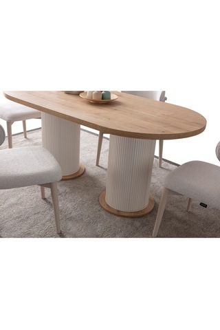 Minima Modern Yemek Masası 4 Sandalye Takım Ahşap