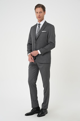 Efor Slim Fit Esnek Yelekli Klasik Füme Takım Elbise Tk 897 Füme