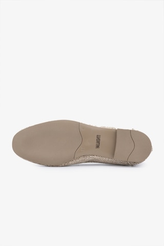 Valmenti Topy Kadın Naturel/gold Deri & Tekstil Loafer Ayakkabı 961 1979-1 Bn Ayk Y24 Bej