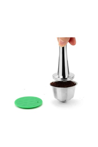 Paslanmaz Çelik Espresso Kahve Sabotaj Dolum Aracı Kahve Kapsülleri Presleme Kahve Öğütme 41mm
