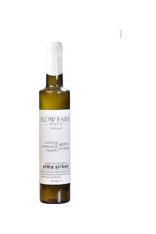 Slow Farm Doğal Fermente Elma Sirkesi 500 ML