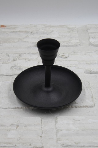 Metal Vintage Mumluk & El Şamdanı Mat Siyah Turna2623-7 Diğer