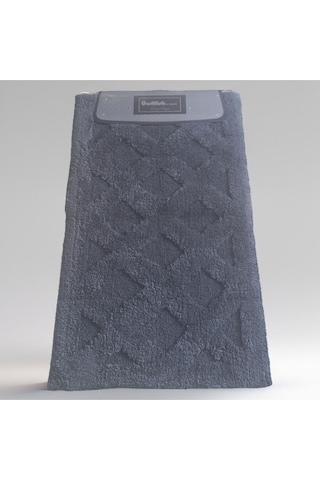 Özdilek Tufting Lima 2'li Banyo Paspası Antrasit Çok Renkli