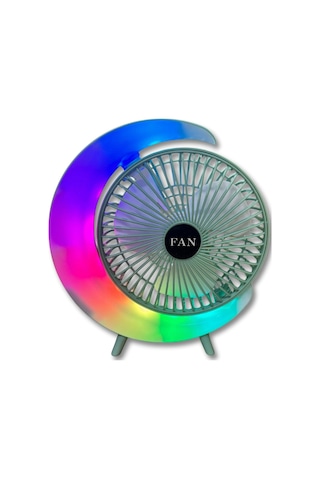 S24 Taşınabilir Masaüstü Yeşil Usb Fan