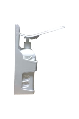 Duvara Monte Sıvı Sabun Ve Dezenfektan Aparatı Beyaz