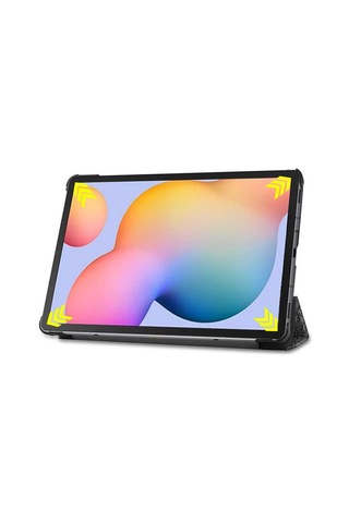 Galaxy Tab S7 Plus T970 Uyumlu Zore Smart Cover Standlı 1-1 Kılıf-mor Tablet Kılıfı