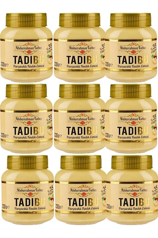 Abdurrahman Tatlıcı Tadıbu Parçacıklı Fındık Ezmesi 9 x 330 G