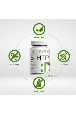 5-htp 200mg Per Serving, 240 Capsules