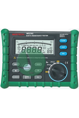 Mastech Ms2302 Toprak Direnci Test Cihazı - Meger