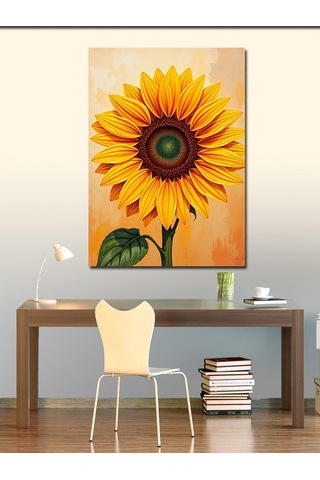 Kanvas Tablo Günebakan Çiçeği 50cmx70cm