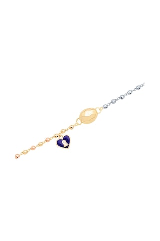 Diamond Line - Gülaylar - Sarı Beyaz Altın 14 Ayar Minik Sallantı Standart N11.21761 Beyaz Altın