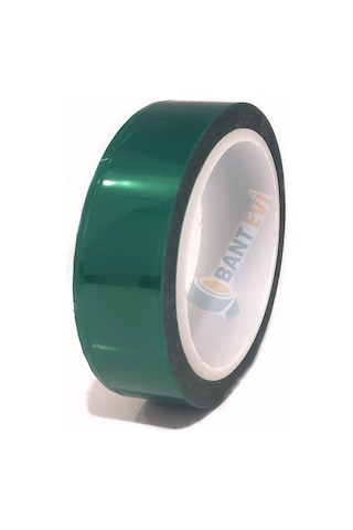 Yüksek Isıya Dayanıklı Bant Maskeleme Bandı 30Mm X 66Metre Yeşil