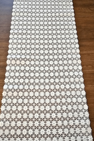 Pvc Dantel Raf -dolap -çekmece -masa - Sehpa -örtüsü - 50 Cm X 3 Metre-desen5 Beyaz