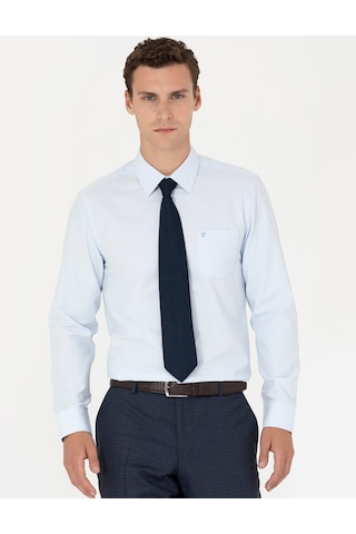 Pierre Cardin Erkek Açık Mavi Basic Gömlek 50277763-vr003 Açık Mavi