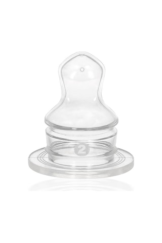 Wee Baby Damaklı Silikon Biberon Emziği Normal Akış No:2 6-18 Ay