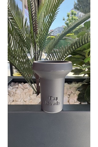 Taş Bowls Nargile Lülesi Phunnel Büyük Boy / Mat Füme Antrasit