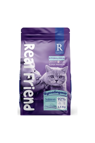 Real Friend Digest Care Hypoallergenic Sterilised Salmon 34/12 Kedi Maması 1,5 Kg