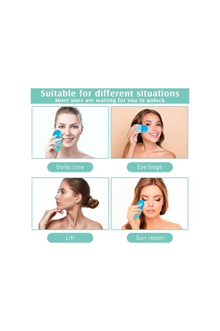 Yuntech01 Yüz Masajı İçin Manuel Silikon Buz Topu Masajcı - Pembe, Gül Kırmızısı Veya Özel Renk Seçenekleri Çok Renkli