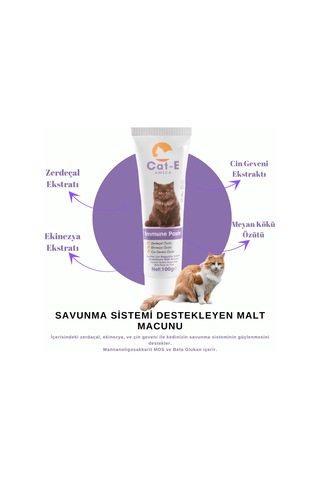 Amica Cat-e Immune Paste Savunma Malt Macunu