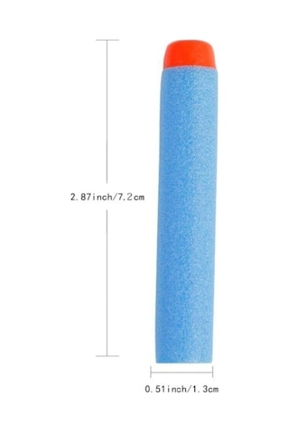 Mermisi Sünger Yedek Mermi Soft Bullet 100'lü