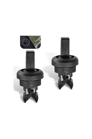 Siyah 2 Adet Araba Bagaj Rafı Montaj Klipsi Küçük Plastik Kanca Bagaj Rafı İçin Oem Parça Numarası 79916-jd00a'nın Yerini Alır