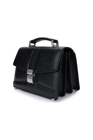 Tamer Tanca Erkek Hakiki Deri Siyah Floter El Çantası 147 1083-e Erk Cnt Y25 Sıyah Fltr Siyah