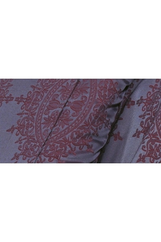 Tiara Bambu Jakar Kumaş Bordo Çift Kiş. Nevresim Takımı 6 Parça - 1194 Renkli
