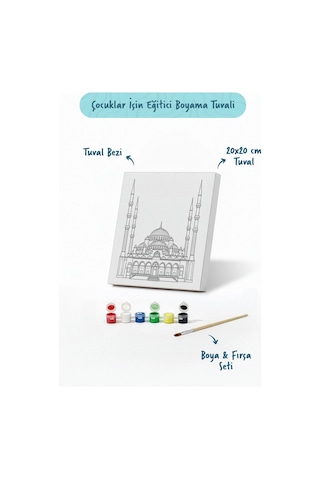 Sultanahmet Camii Şövalesiz Boya Seti 20x20