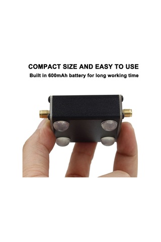 Samdoo Yüksek Empedans 1mω Çevirici Amfi, Sdr Ve Radyolar İçin 50ω Çıkış, 300mhz Bant Genişliği, 24+ Saat Çalışma Süresi