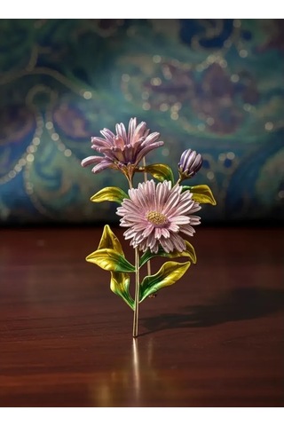 Vikkat Broş Çiçek 262272647 Yeşil