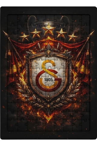 Ghostbastır Design Galatasaray 99 Parça Ayaklı Puzzle Dekoratif Çocuk Yapbozu 097