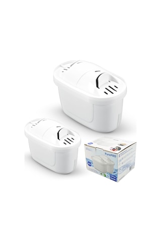 Lexroo Purepro Su Arıtma Sürahisi Filtresi 2 Adet Filtre Jugg Ve Brita Maxtra+ Pro İle Uyumlu Standart