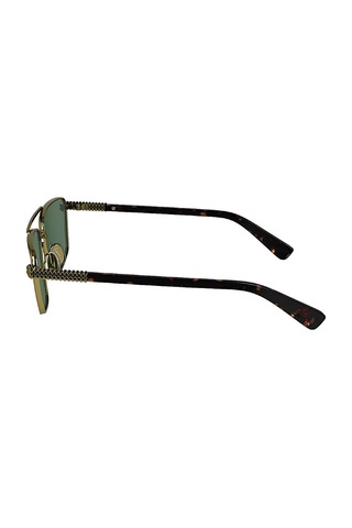 Lanvin Lnv 133s 035 58 Unisex Dikdörtgen Gümüş Metal Güneş Gözlüğü