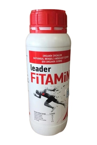 Leader Fitamin 1 Lt Hayvansal Menşeili Aminoasit İçeren Sıvı Organik Gübre 1 L