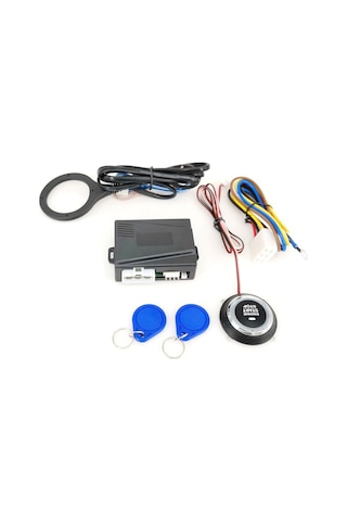 Yuntech01 12v Araba Antenksiz Rfıd Gizli Kilidi, Tek Tuşla Başlatma Ve Alarma Sahip Araç Güvenlik Sistemi Sq9002x