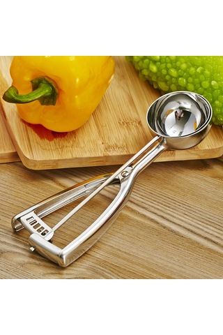 Cbtx Paslanmaz Çelik Dondurma Kaşığı Kaşığı Meyve Kaşığı, Özellikler: 44mm