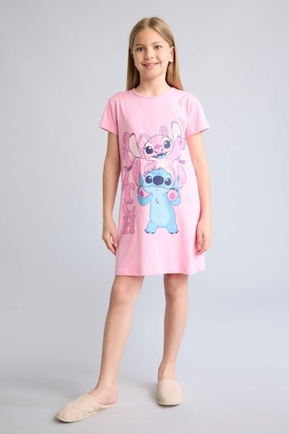 Defacto Dısney Lılo & Stıtch Kısa Kollu Pembe Elbise Kız Çocuk H5515a826smpn253 Pembe-pn253