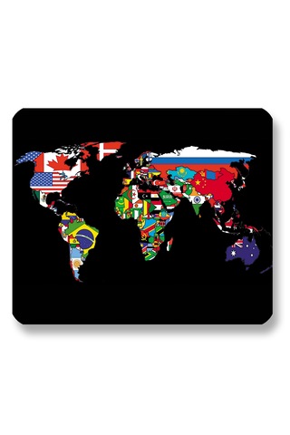 World Map Flags 22x18cm Mp532218 İlyuka Mini Boy Gaming Mousepad