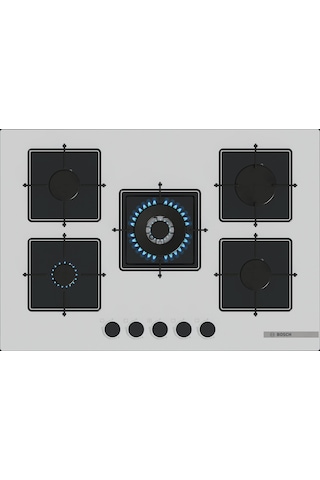 Bosch White Deluxe HBG7341W1 3D Fry - PNQ7B2P31O 75 CM Wok Bek - DWK66PJ20T 3 Lü Ankastre Set 619