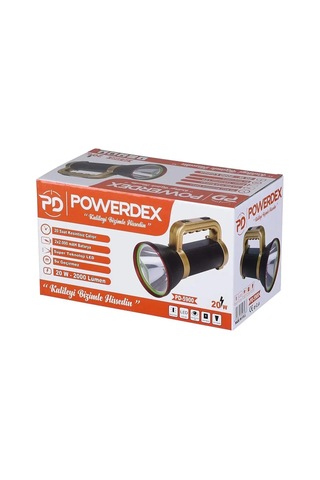 Pd-5900 El Feneri 20w 2000 Lümen Su Geçirmez Çok Renkli